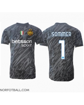 Billige Fotballdrakt Inter Milan Yann Sommer #1 Keeper Replika Tredjedrakt 2024-25 Kortermet